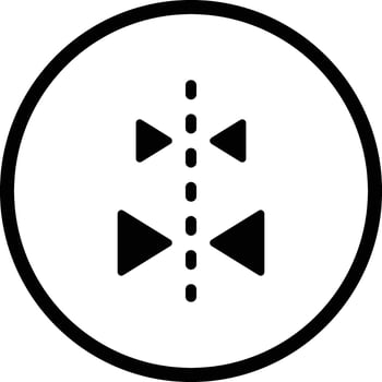 Mirror image Icon Design Illustration vector