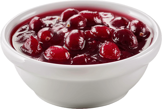 Rich cranberry sauce perfect for holiday meals. png