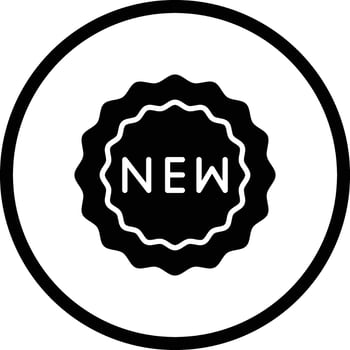 New Icon Design Illustration vector