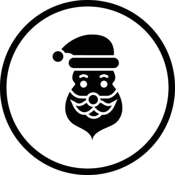 Santa claus Icon Design Illustration vector