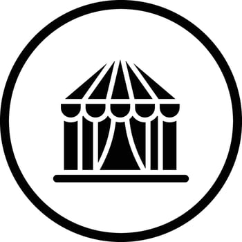 Tent Icon Design Illustration vector