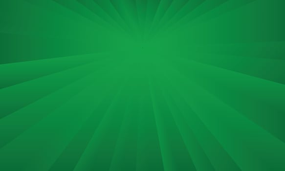 Dynamic green background with radiating lines vector