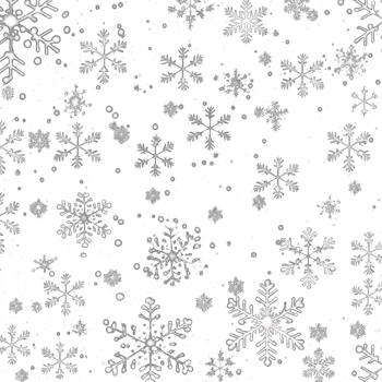 Delicate Snowflakes Cascading on Clear Background.Ethereal white snowflakes gracefully descending on a transparent canvas, capturing winter s ephemeral beauty. png