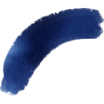 Hand drawn Blue watercolor strokes merging into rough gritty grunge inspired marks png
