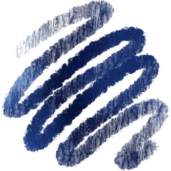 Hand drawn Blue watercolor strokes fading into rough rugged grunge inspired finishes png