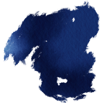 Beautiful Blue watercolor strokes with bold grunge edges and rough textures png