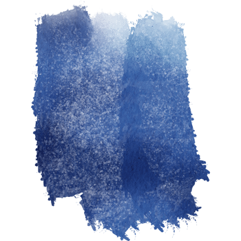 Beautiful Blue watercolor strokes fading into rugged raw grunge textures png