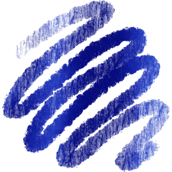 A rugged blue stroke merging grunge textures with smooth watercolor fades png