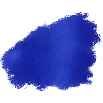 Blue brush stroke with textured finish transitioning into gentle watercolor gradients png
