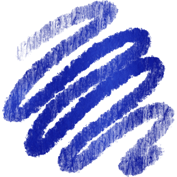 A gritty blue brushstroke fading into soft watercolor washes png