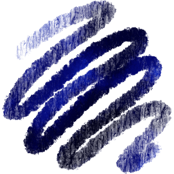 Textured blue stroke evolving into smooth watercolor hues png