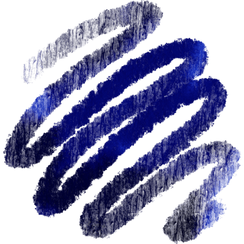A textured blue brushstroke dissolving into gentle watercolor washes png