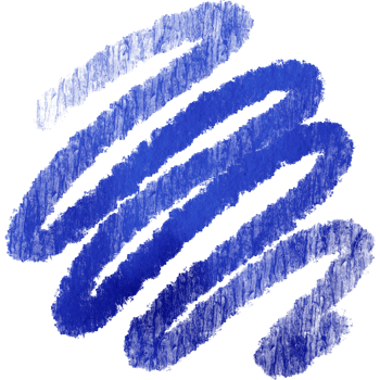 Blue stroke dissolving into soft watercolor hues png