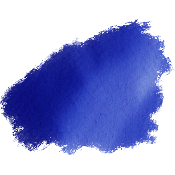 Faded blue brush stroke with a grunge inspired texture and soft watercolor tones png