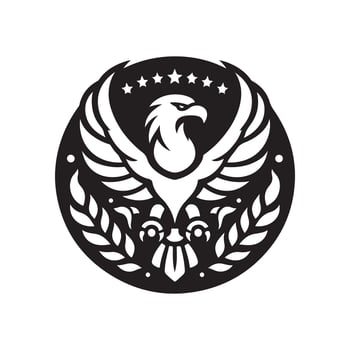 Bonelli's Eagle Silhouette Vectors for Logos, Icons, and Branding