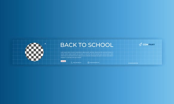 promotional banner suitable for social media posts web banners presentations and cover banners vector