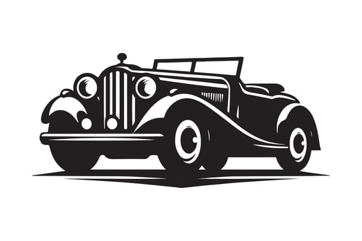 Download Creative Vintage Car Silhouettes for Custom Branding vector