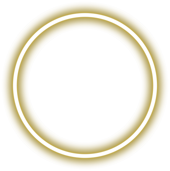Glowing neon circular ring png