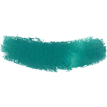 A bold Cyan watercolor brush stroke with rough grunge textures and smooth blending png