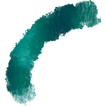 A rugged Cyan stroke blending smoothly into soft watercolor png