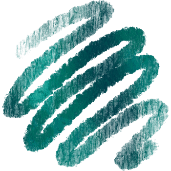 A faded Cyan stroke with rough grunge textures and smooth blending png
