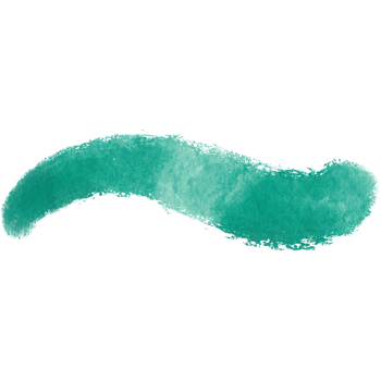 Cyan stroke with gritty textures and soft watercolor blending png