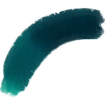 A textured Cyan stroke blending rough grunge features with gentle watercolor effects png