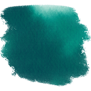 Grunge textured Cyan stroke fading into soft watercolor washes png