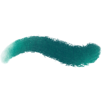 Cyan brush stroke with textured finish blending into soft watercolor gradients png