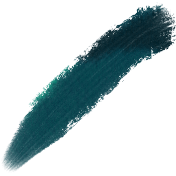 Textured Cyan brush stroke evolving into smooth watercolor shades png