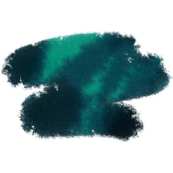 A textured Cyan stroke fading into smooth soft watercolor tones png
