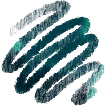 A textured Cyan brushstroke dissolving into gentle watercolor washes png