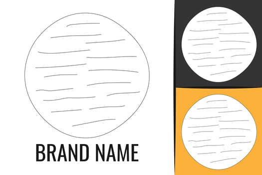 Corn tortillas Gluten Free Latin American Cuisine Bread Arepa logo. Organic latin Food arepas logotype vector