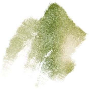 Green watercolor brush strokes merging into rough textured hand drawn grunge marks png