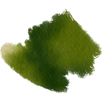 Green watercolor brush strokes merging into bold gritty hand drawn grunge marks png