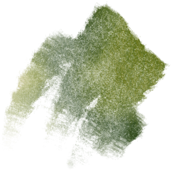 Hand drawn Green watercolor strokes with textured rough grunge inspired details png