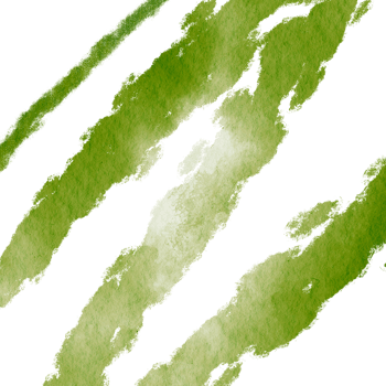 A rugged Green brush stroke blending gritty textures with smooth watercolor transitions png