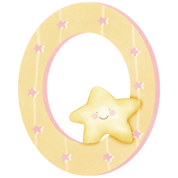 a number zero 0 with stars and a smile isolated on transparent background png