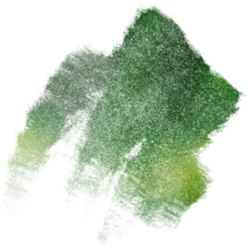 A rugged Green stroke merging grunge details with fluid watercolor transitions png