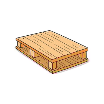 Doodle of a plywood formwork vector
