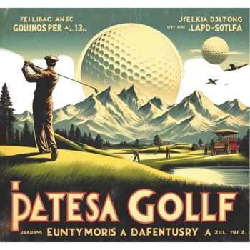 Advertisement for Golf Tournament in Patagonia png