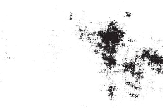 Vintage Grunge Texture with Monochrome Halftone Patterns and Ink Splatters on a Weathered White Canvas vector