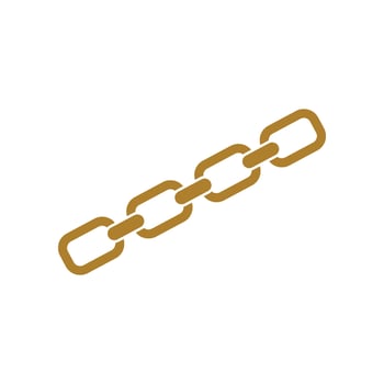 A chain icon on a white background vector