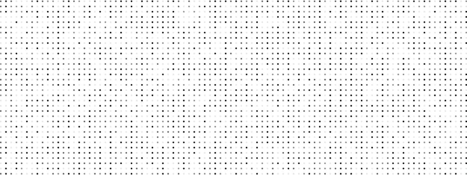 Dotted gradient halftone background. Monochrome dotted texture. Polka dot pattern vector
