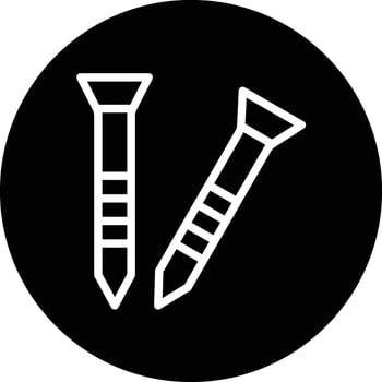 Nails Icon Design Illustration vector