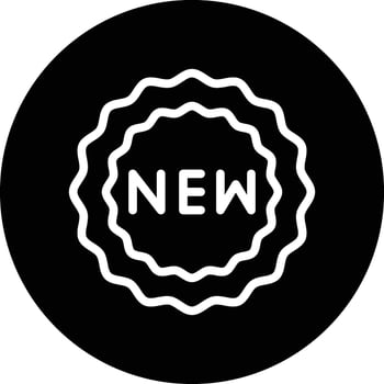 New Icon Design Illustration vector