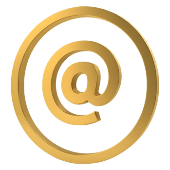 A gold symbol is centered within a gold circle, against a transparent background. png