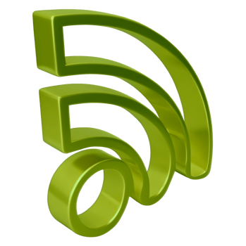 Green RSS icon. The Vecteezy website displays this graphic as one of its stock graphics png