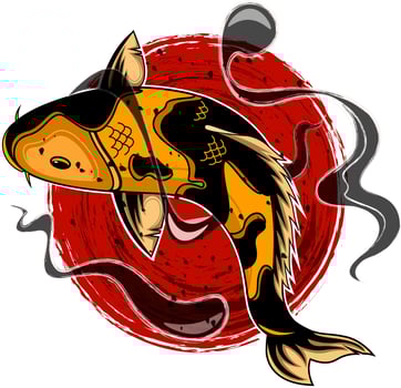 Elegant Fish Illustration vector