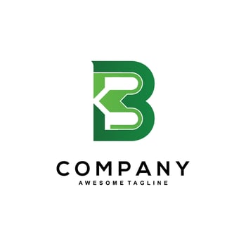 B Element Branding vector